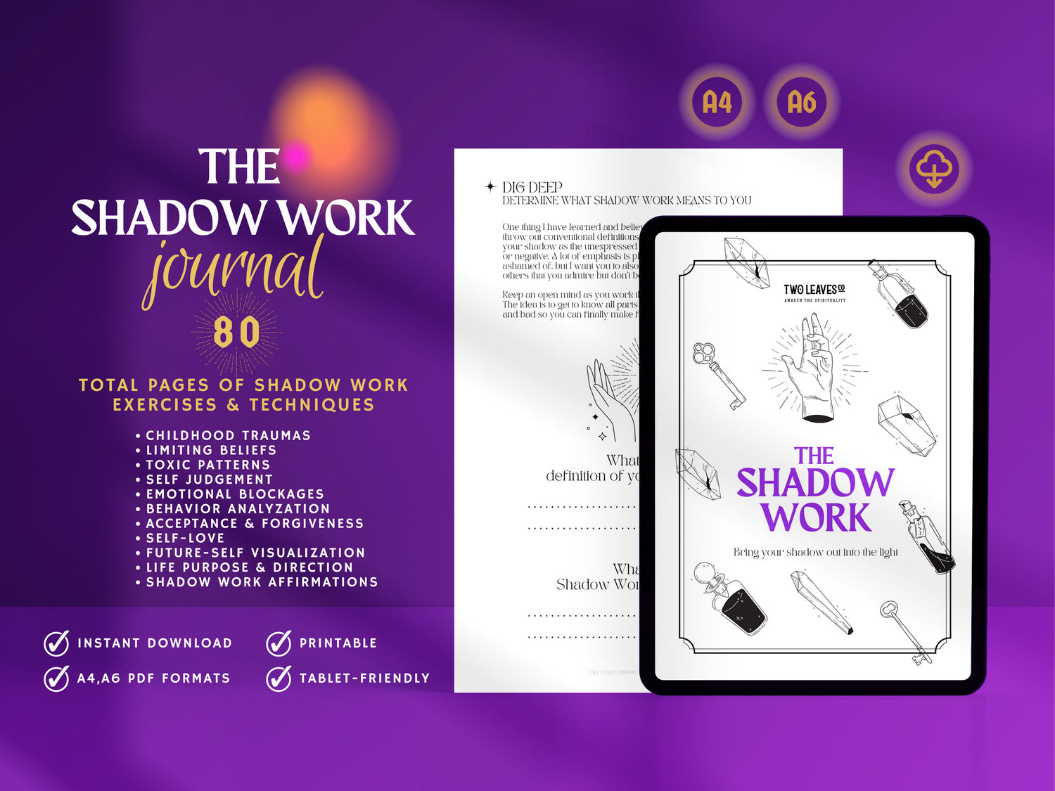 shadow work journal pdf luna and sol